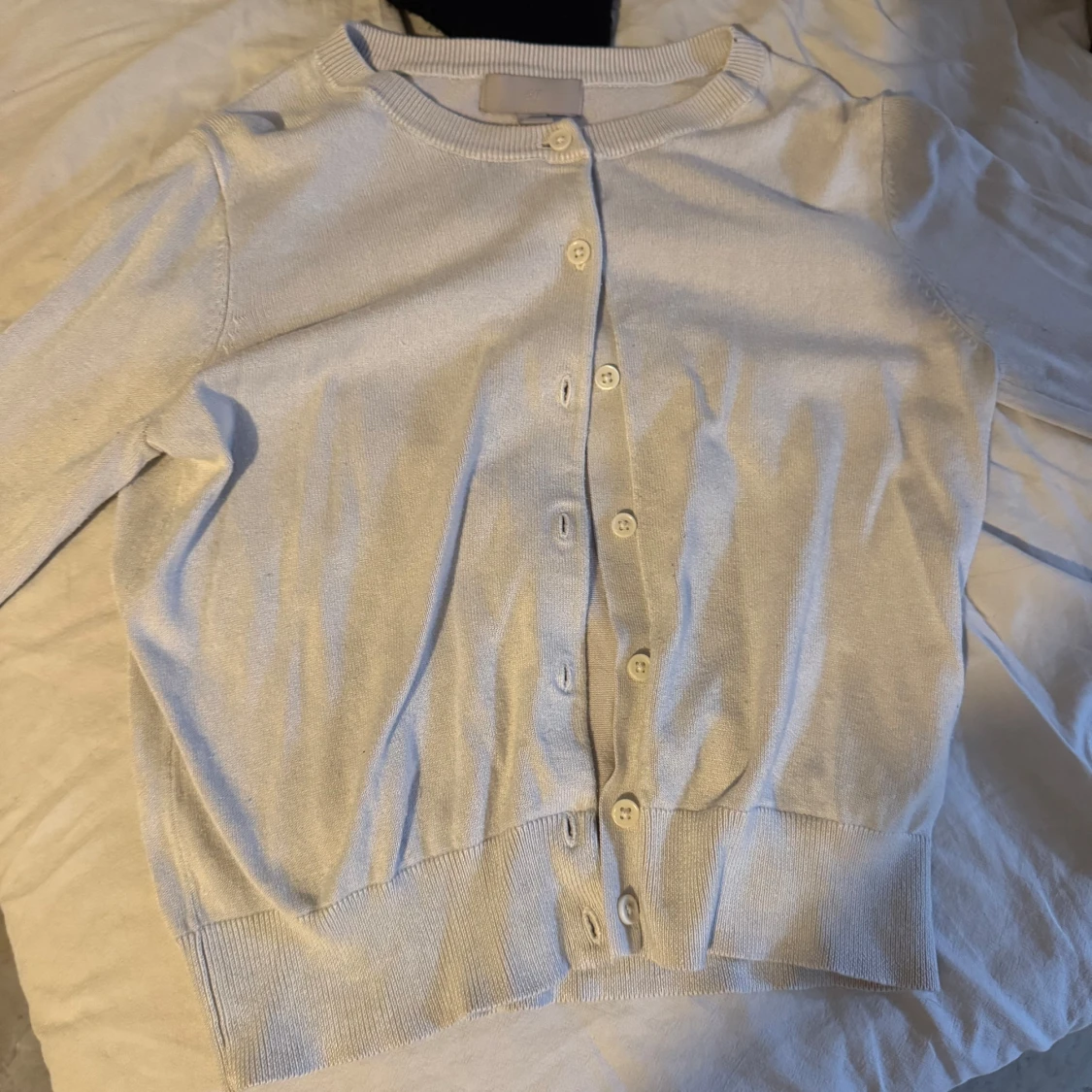 vit kofta från H&M, storlek S