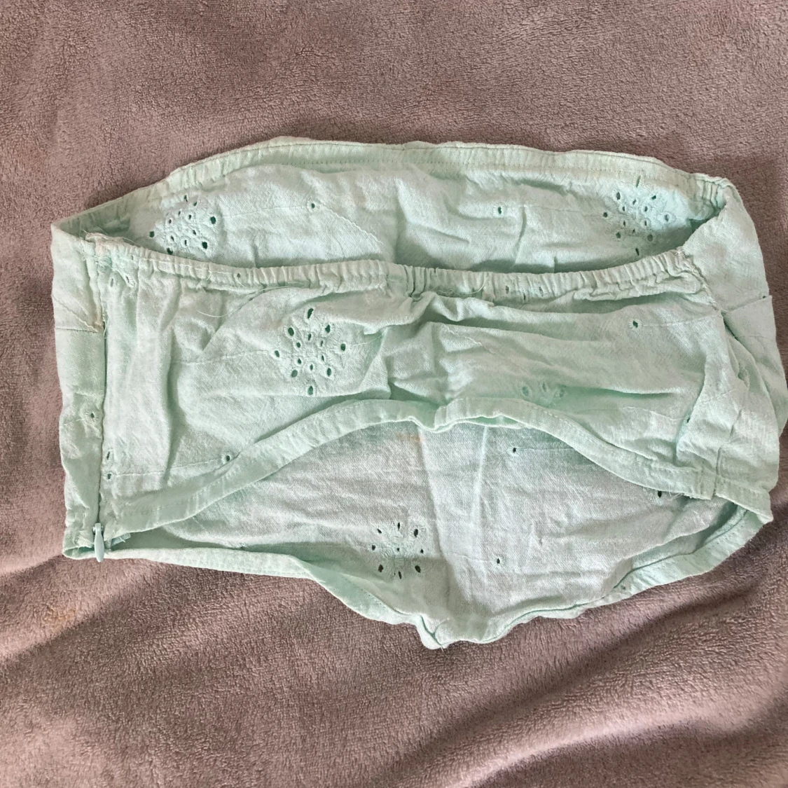 Mintgrön bandeau tubtopp från Bershka - 2