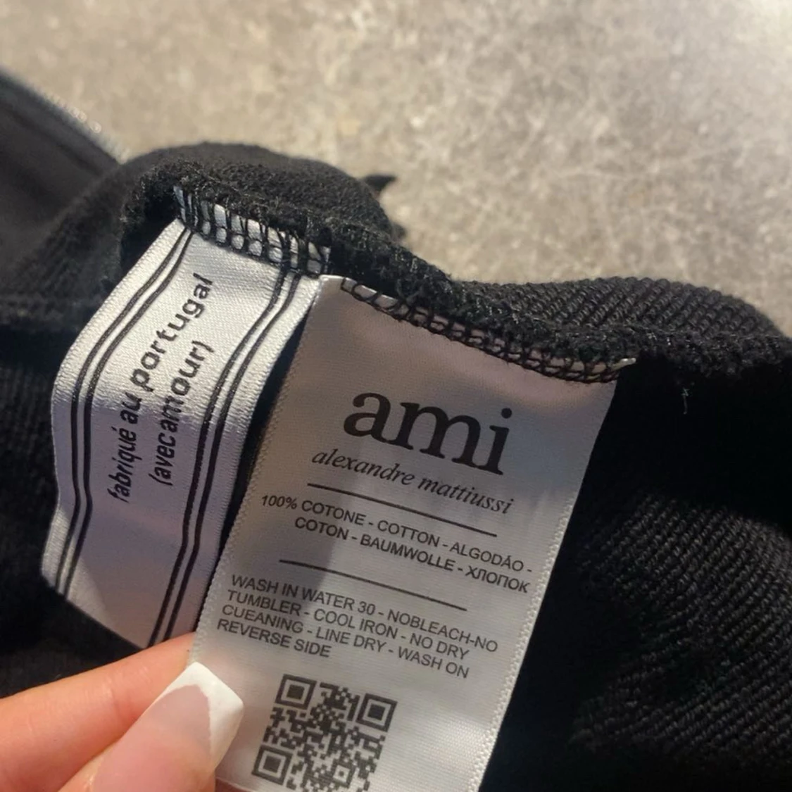 Svart zipjacka från Ami Paris - 1