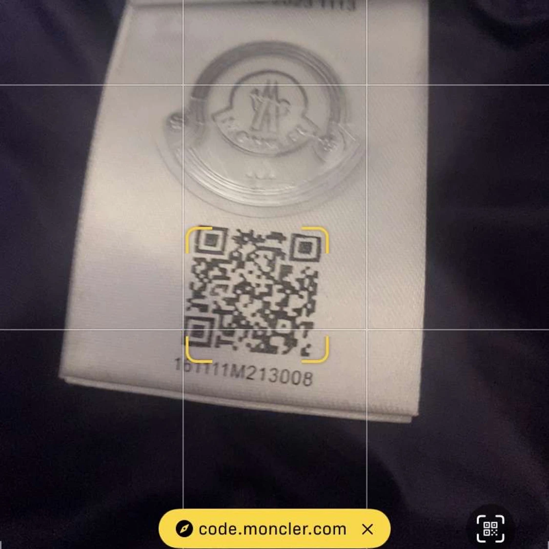 Mörkblå Moncler maya - 3