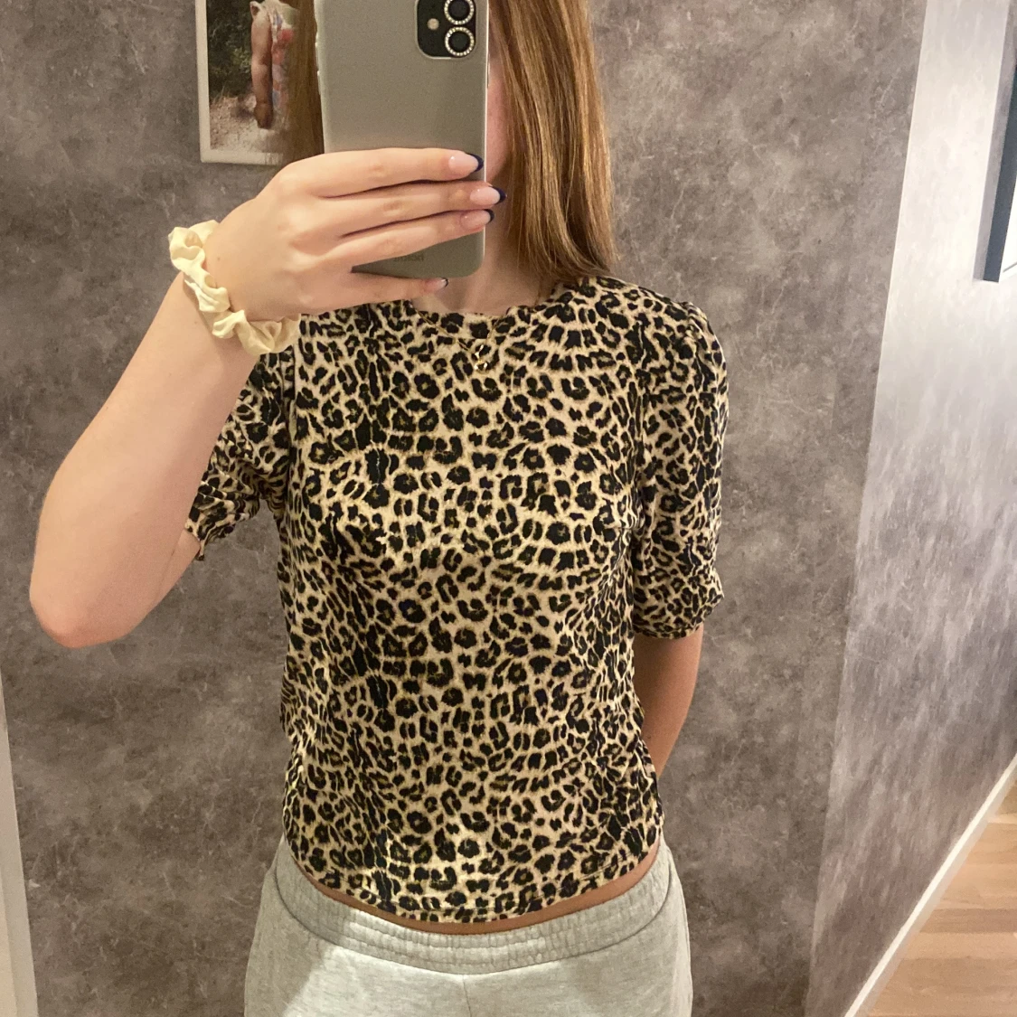 Leopardmönstrad topp - 1