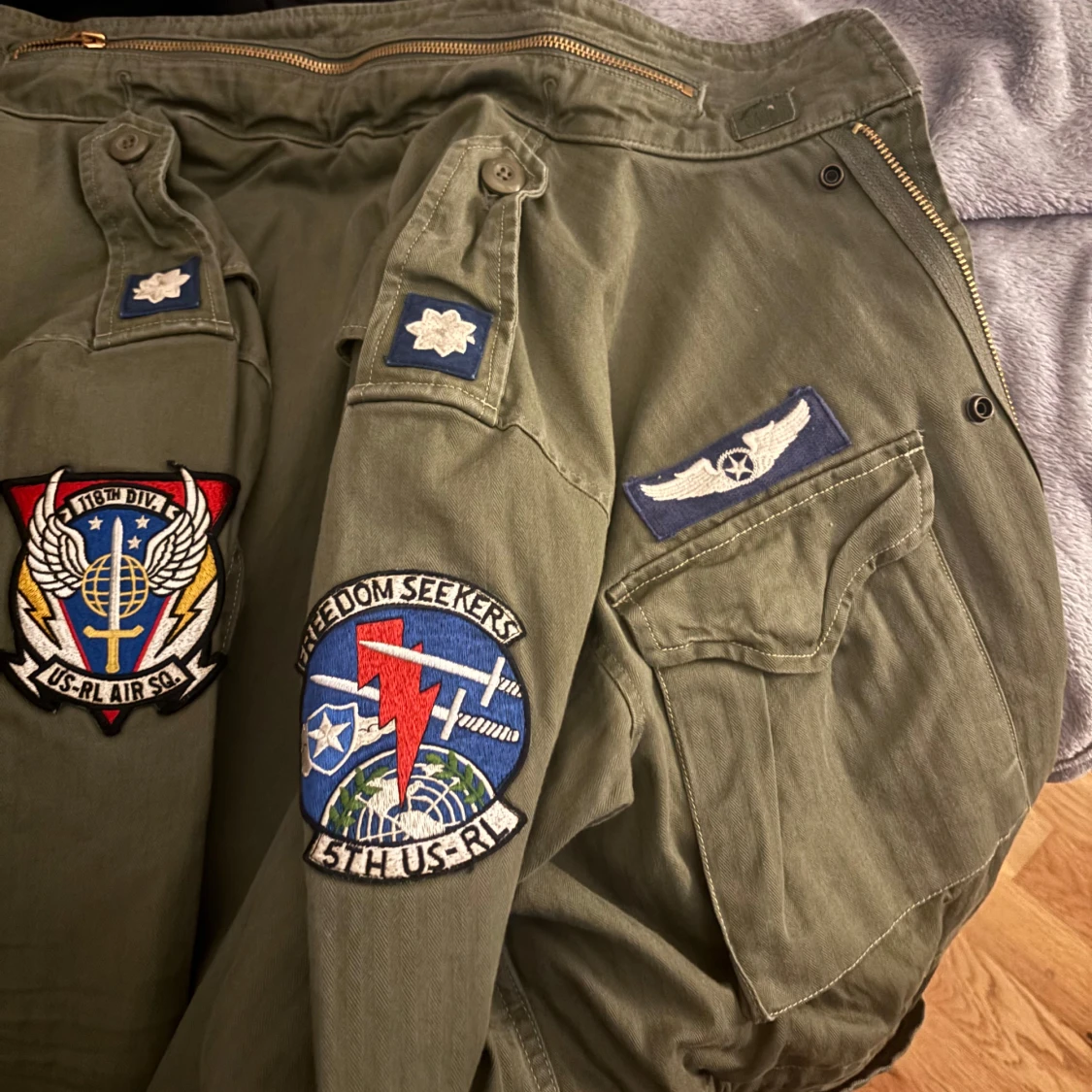 Olivgrön M65 combatjacka Polo Ralph Lauren