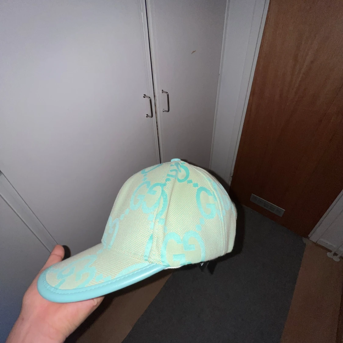 Mintgrön  keps med GG-logga - 1