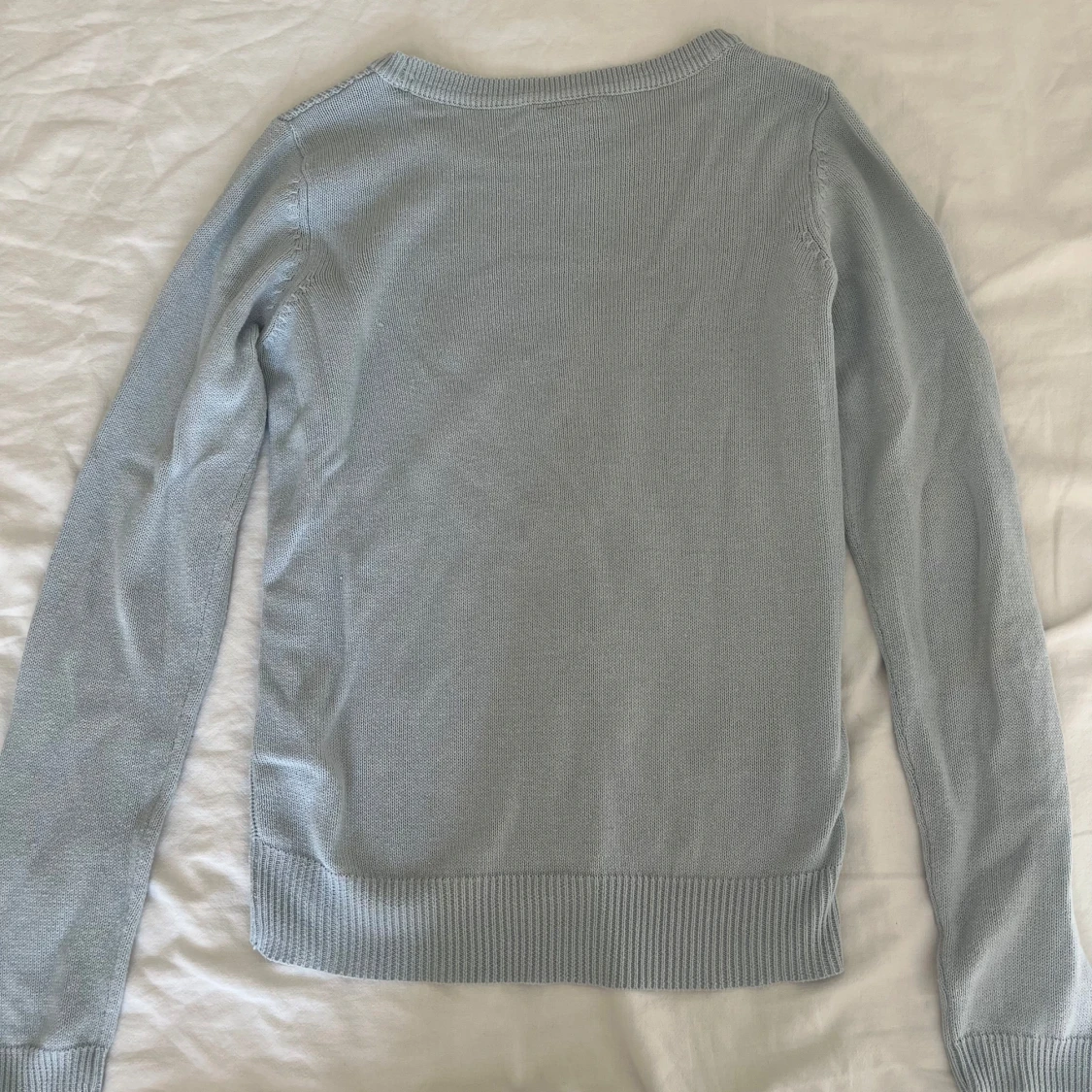 Ljusblå stickad tröja Vero Moda XS - 1