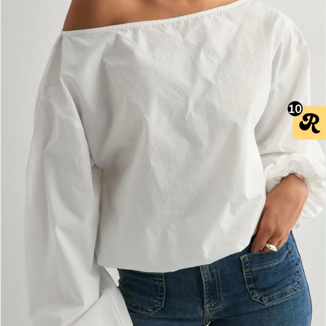 Vit offshoulder blus  - 1