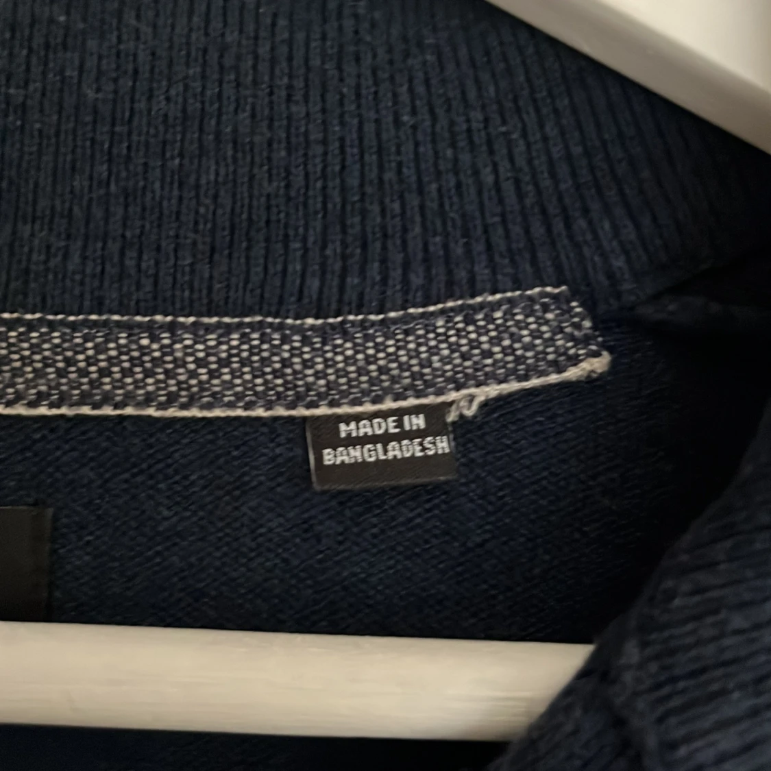 Mörkblå half zip - 2