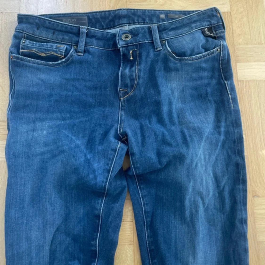 Blå Replay jeans LUZ, storlek 29 - 1