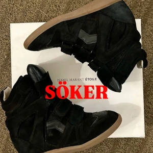Isabel Marant skor - Hejjj, jag söker Isabel marant skor i storlek 37 - 38 gärna dom svarta😊 skulle kunna köpa för 2500kr max 2700kr hör gärna av er❤️‍🔥🫰🏽🫰🏽
