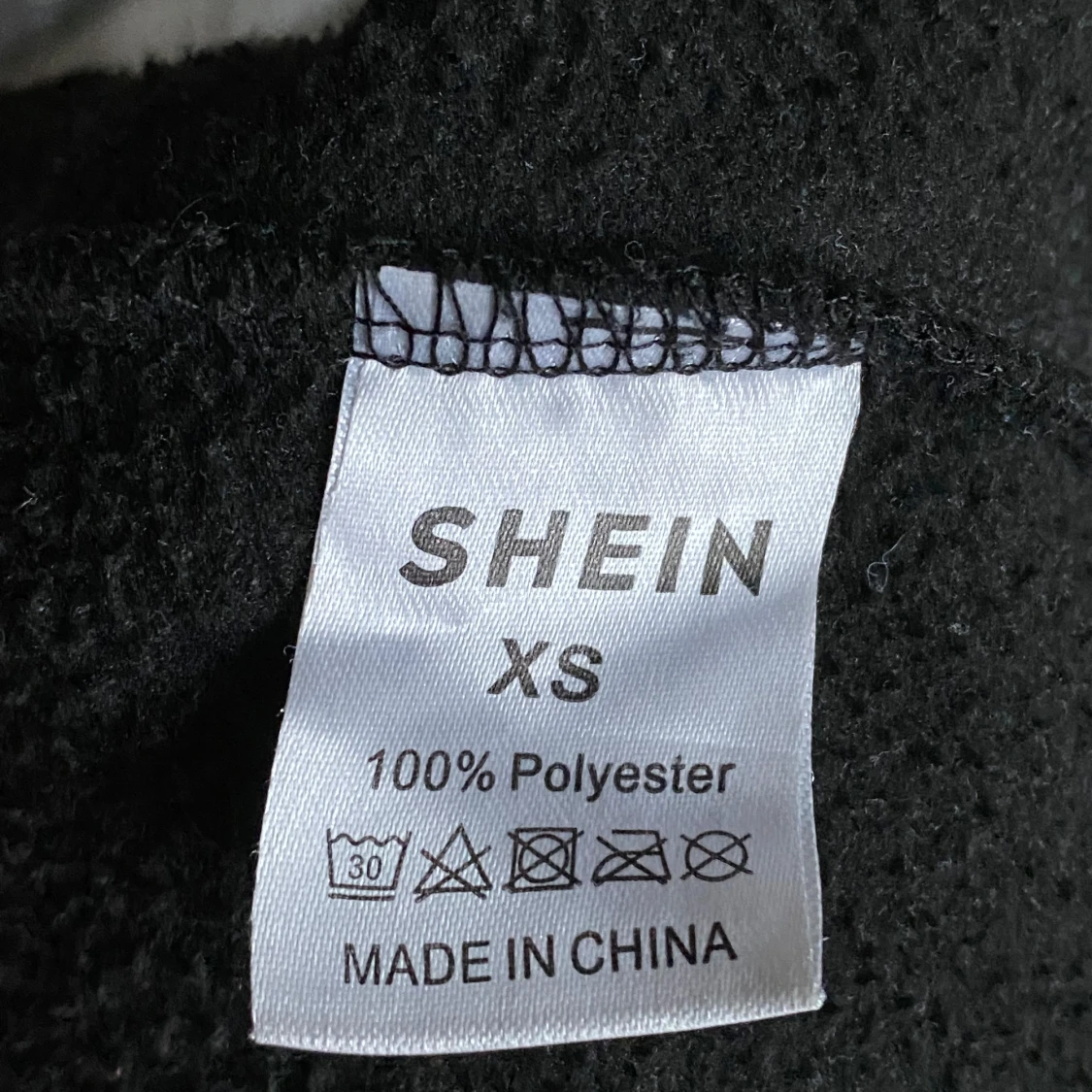 Svart hoodie med Mona Lisa-tryck från SHEIN - 2