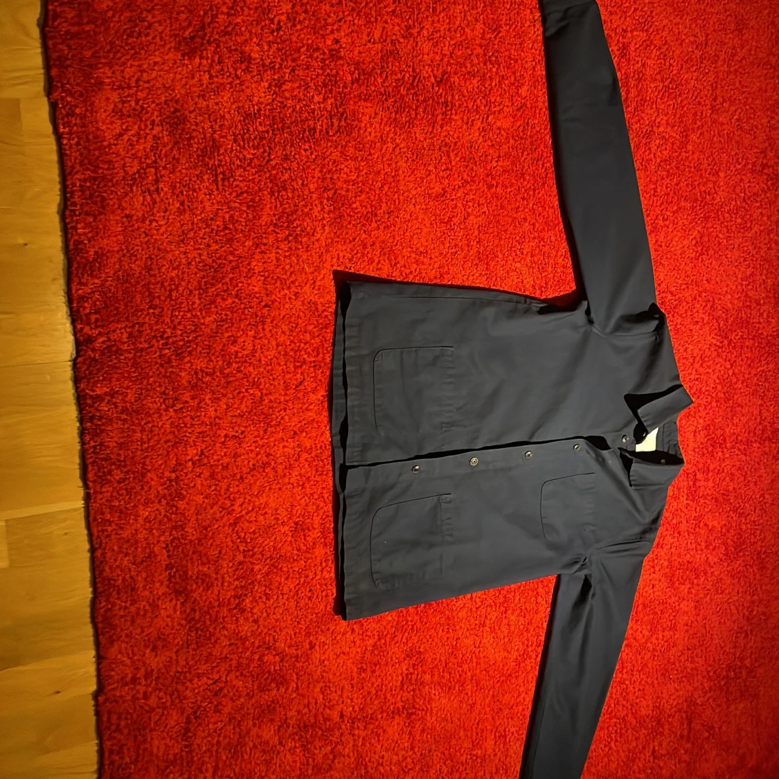 Mörkblå overshirt från Les Deux