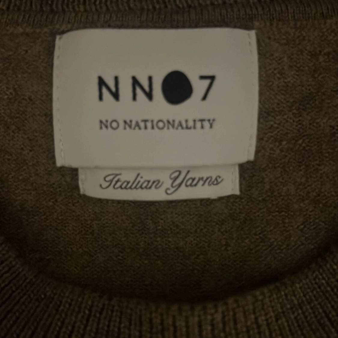 Brun stickad tröja från NN07 - 1