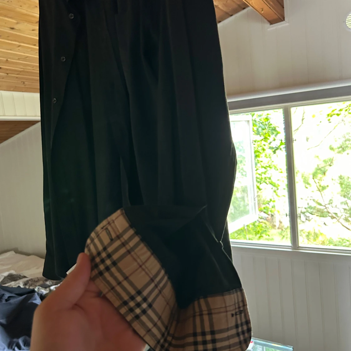 Svart Burberry skjorta i bomull - 2