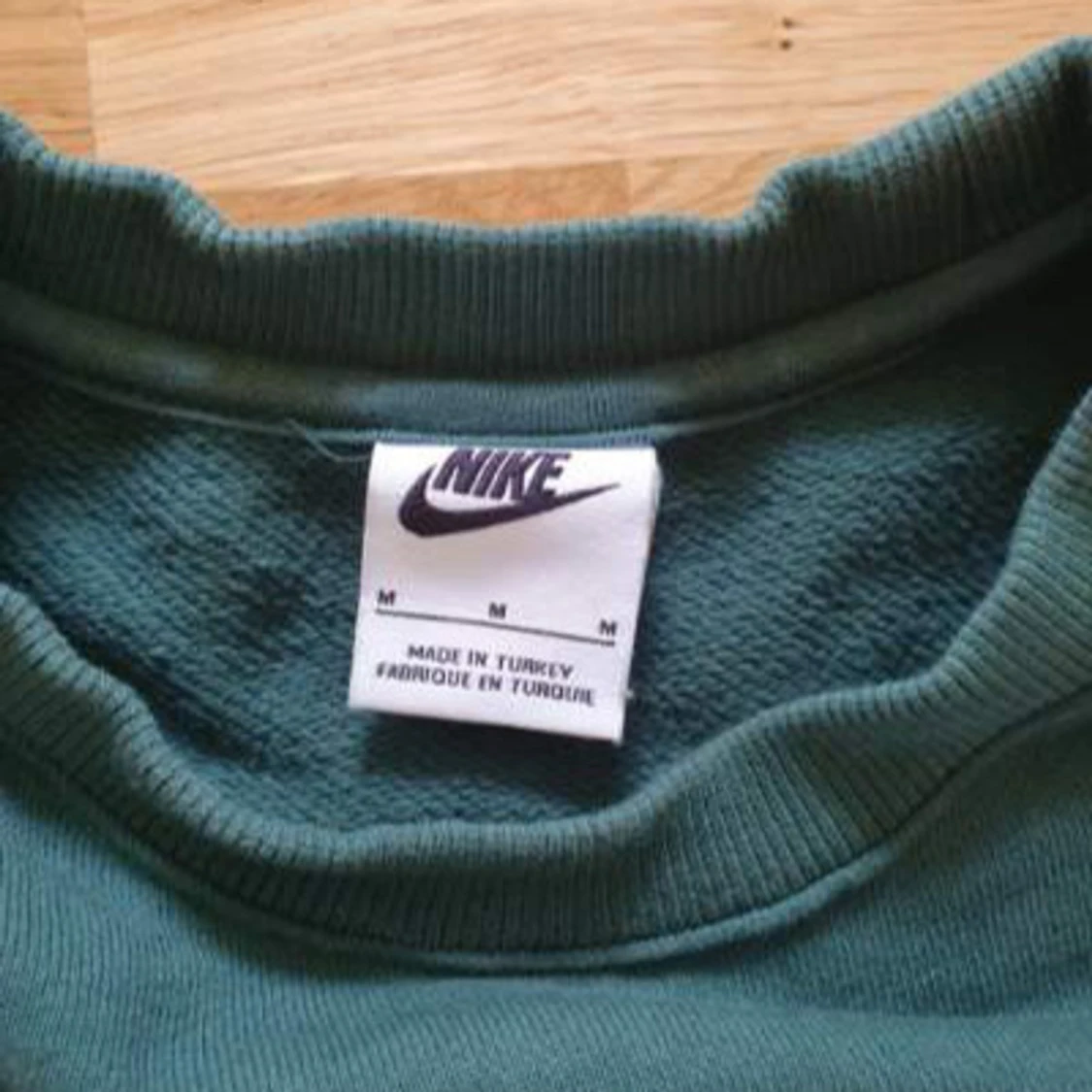 Grön Nike sweatshirt i bomull - 1