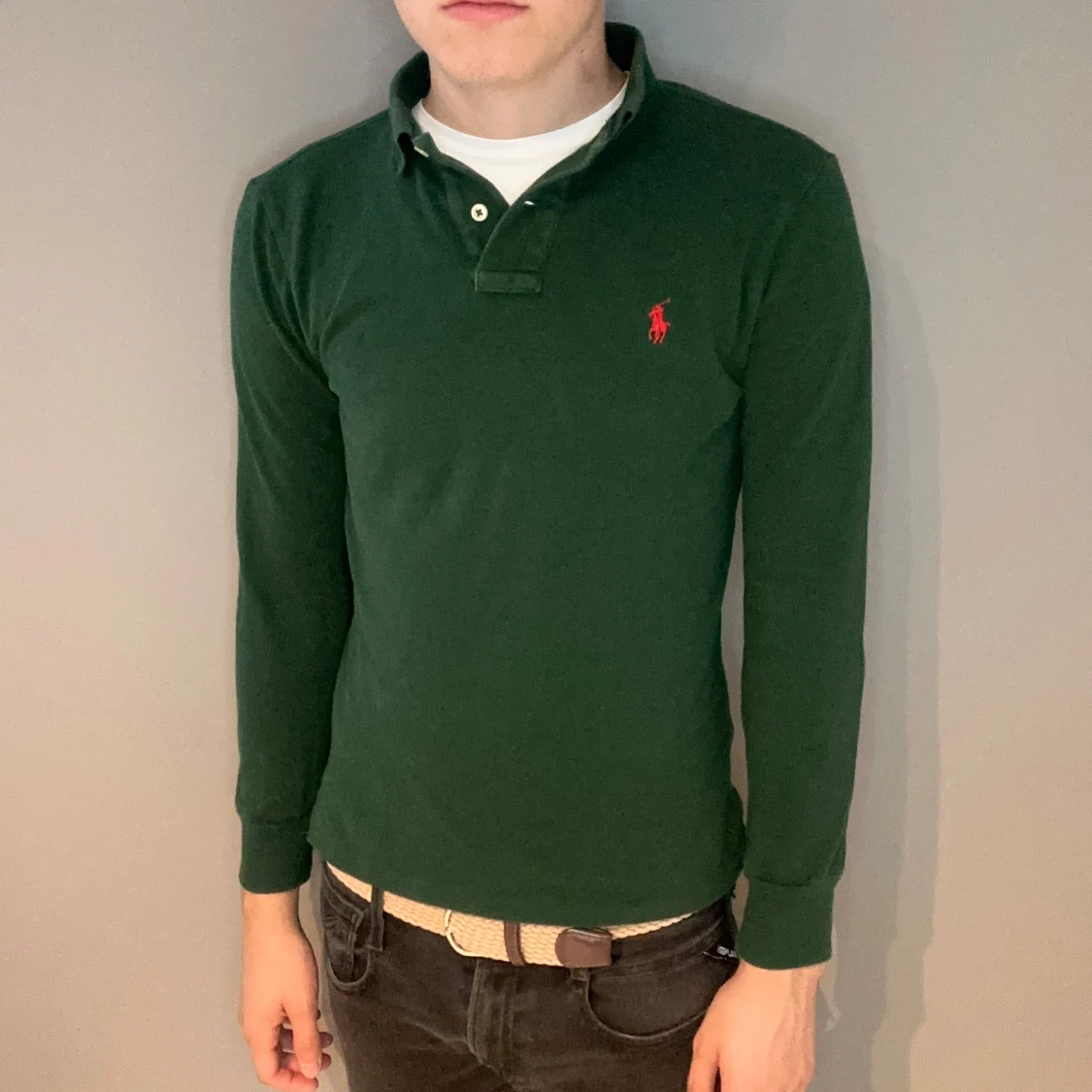 Polo Ralph Lauren långärmad piké  - 1