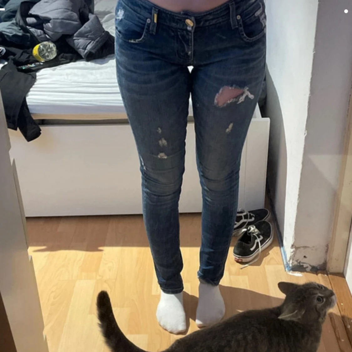 Blå skinny jeans från ONLY - 2