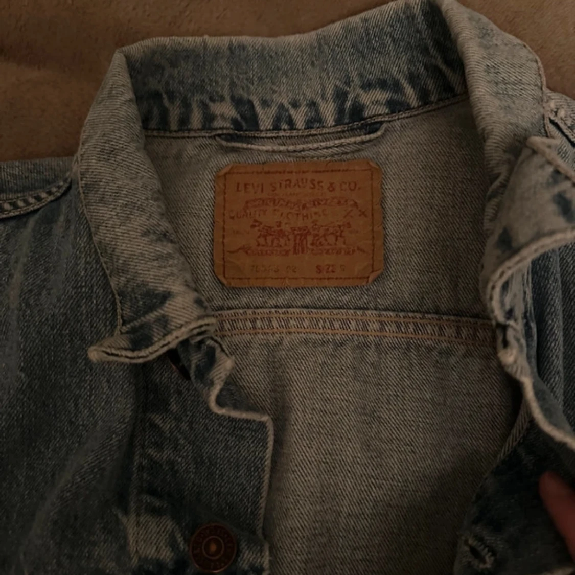 Blå jeansjacka från Levi's - 1