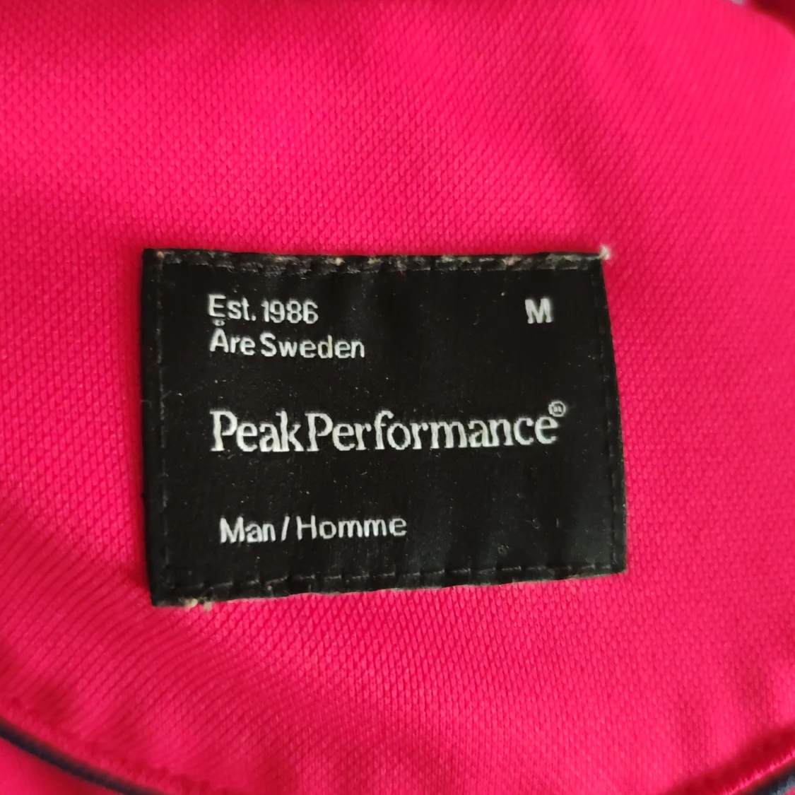 Röd pikétröja från Peak Performance - 2