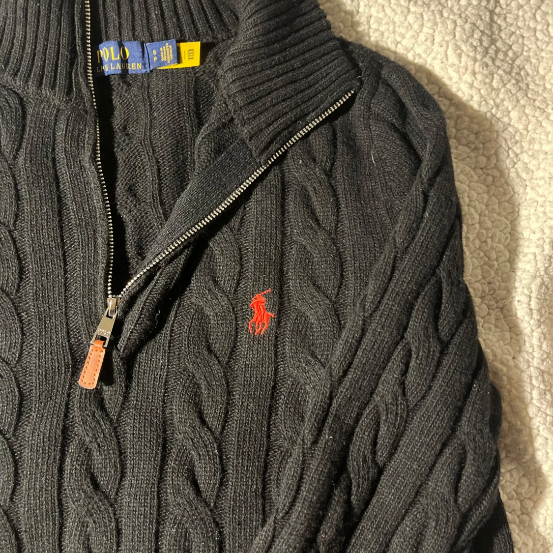 Halv zip stickad från Polo Ralph Lauren - 1