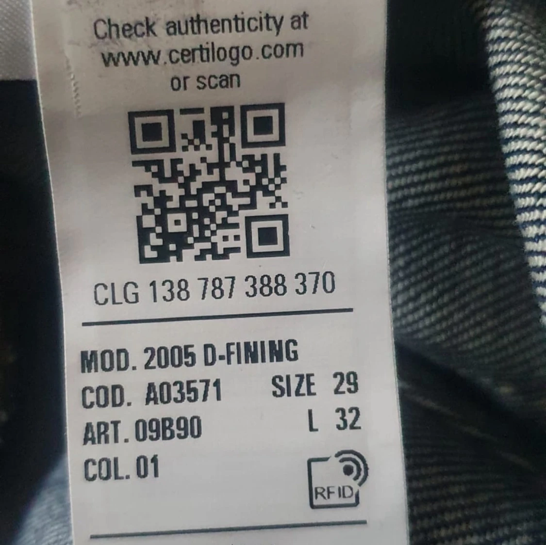 Blå jeansbyxor från Diesel D-Fining - 3