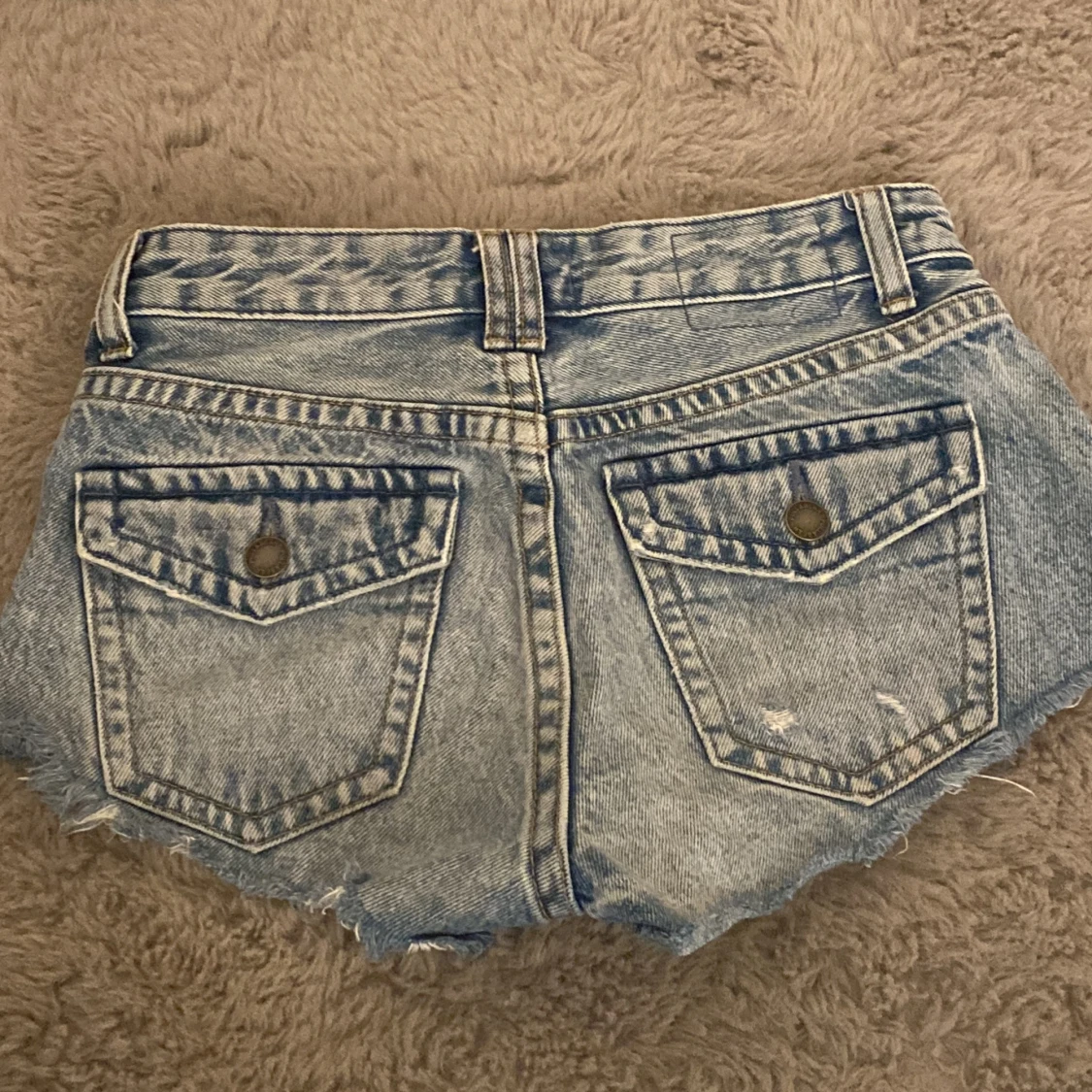 Blå jeansshorts från Pull&Bear - 1