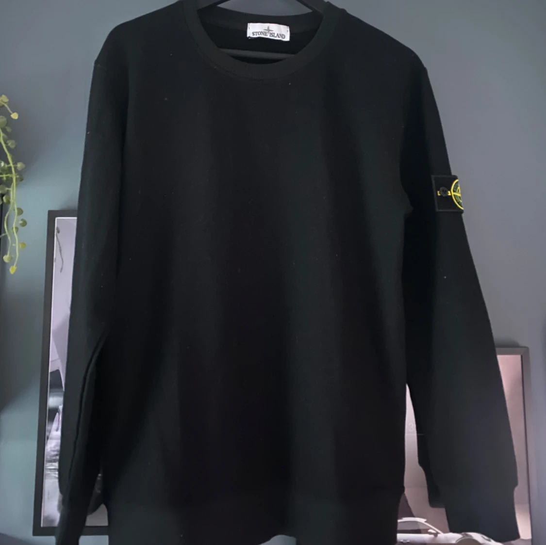 Svart sweatshirt från Stone Island