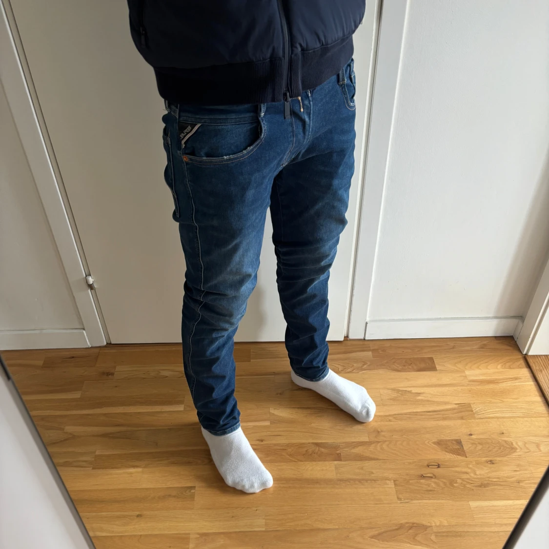Blå Replay Hyperflex jeans  - 1
