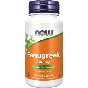 NOW Fenugreek 500 mg - Säljer billigare pris då jag provat dessa kapslar flera gånger. Vet inte hur många som finns kvar. De funkar och är bra men säljer för att jag använder andra kosttillskott nu 😊
