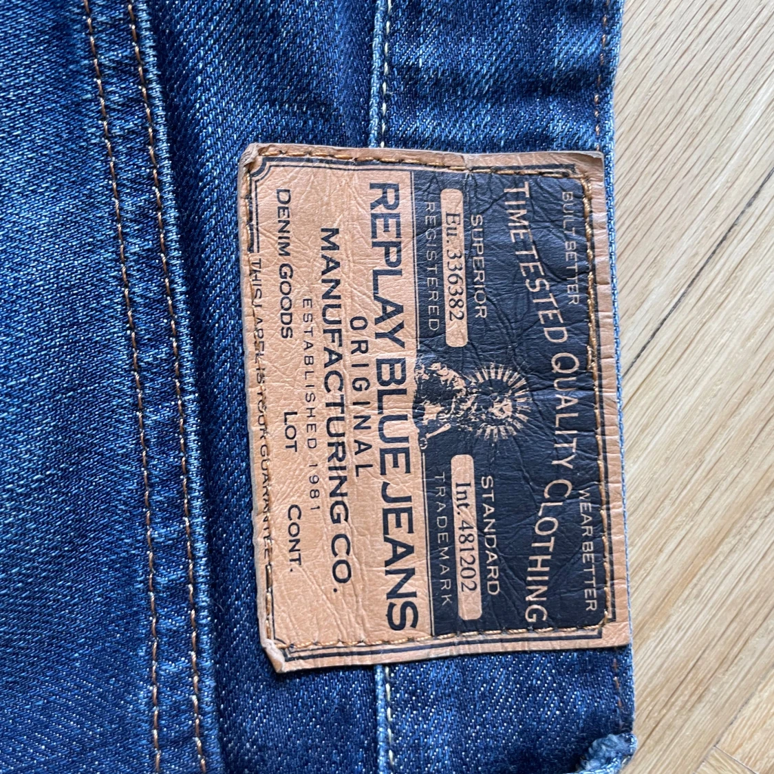 Blå Replay jeansbyxor herr - 3