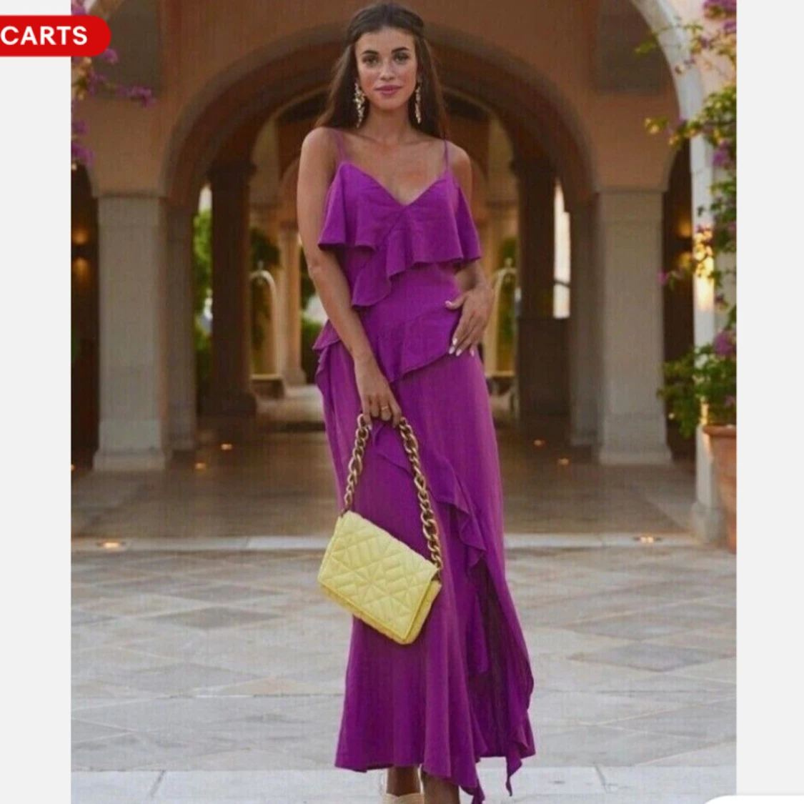 Ny Lila klänning från Zara med lapp kvar. - 1