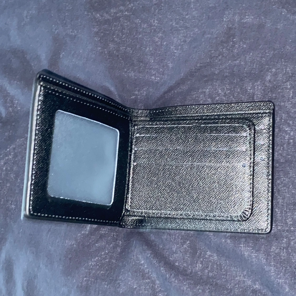 Svart grå Plånbok  - 2