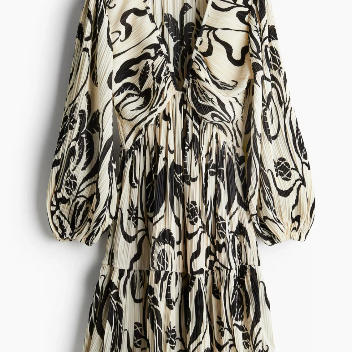 Mönstrad sommar klänning - 1