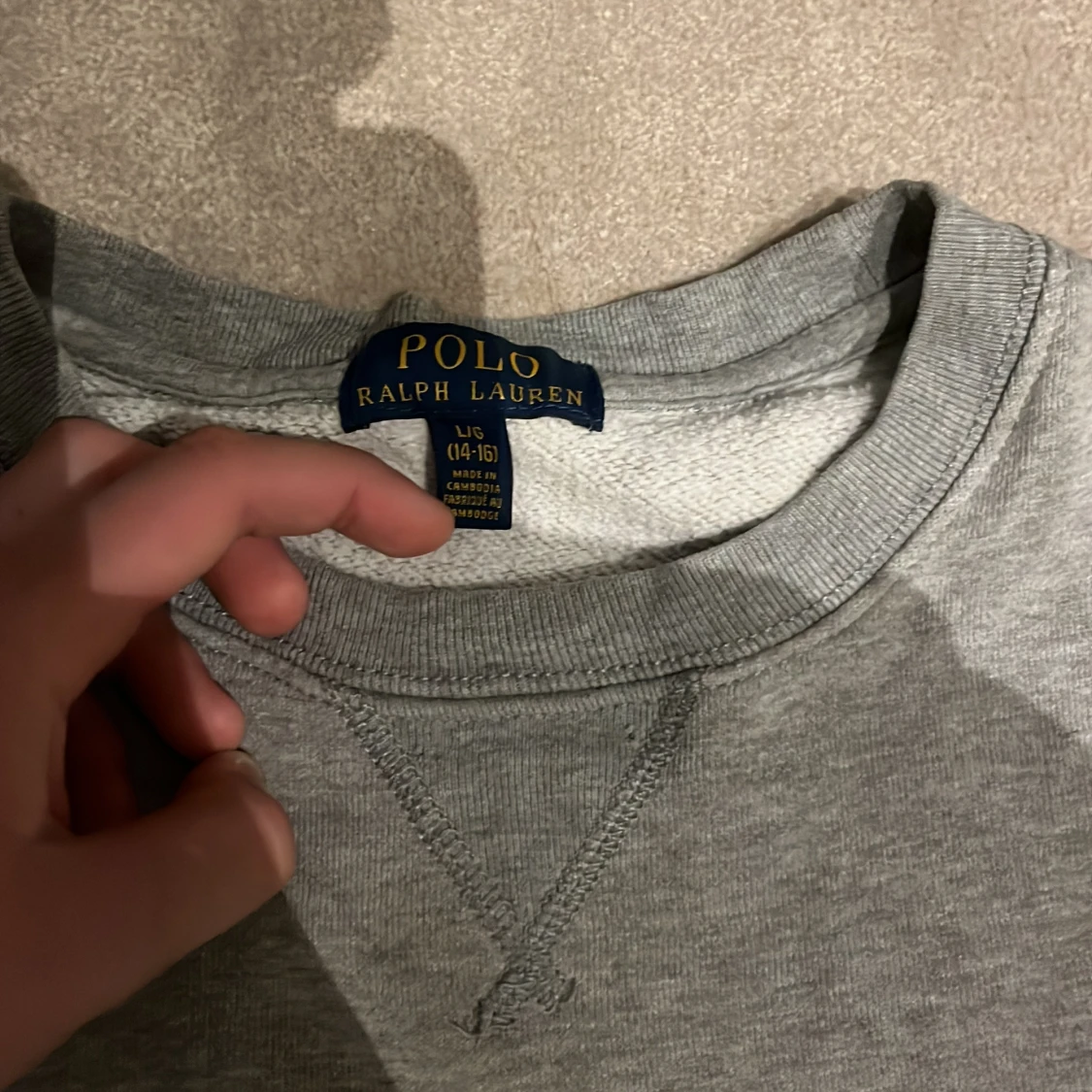 Grå sweatshirt från Polo Ralph Lauren - 2
