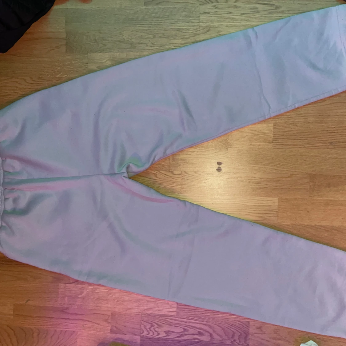 Unbranded Grå mjukisbyxor med snörning - 1