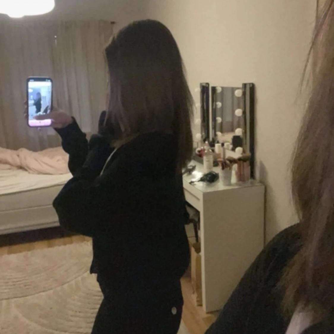 Svarta Lågmidjade jeans - 1