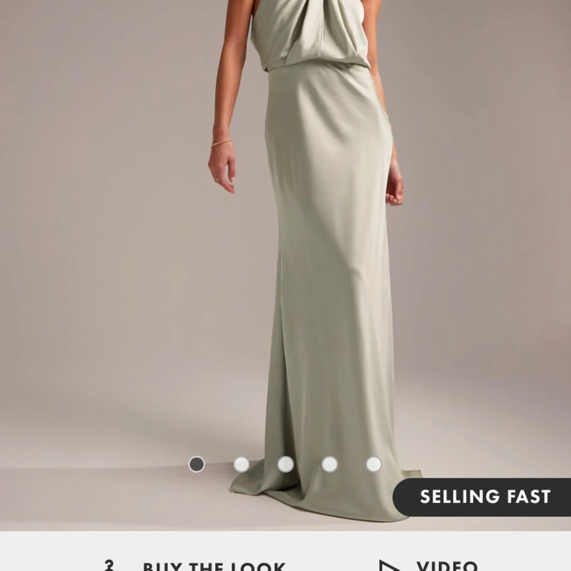 Grön långklänning - 1