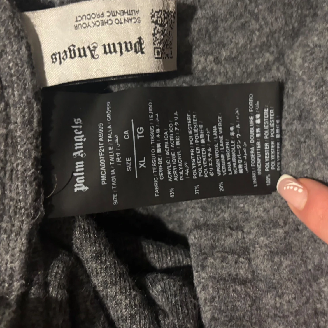 Grå mjukisbyxor från Palm Angels - 2