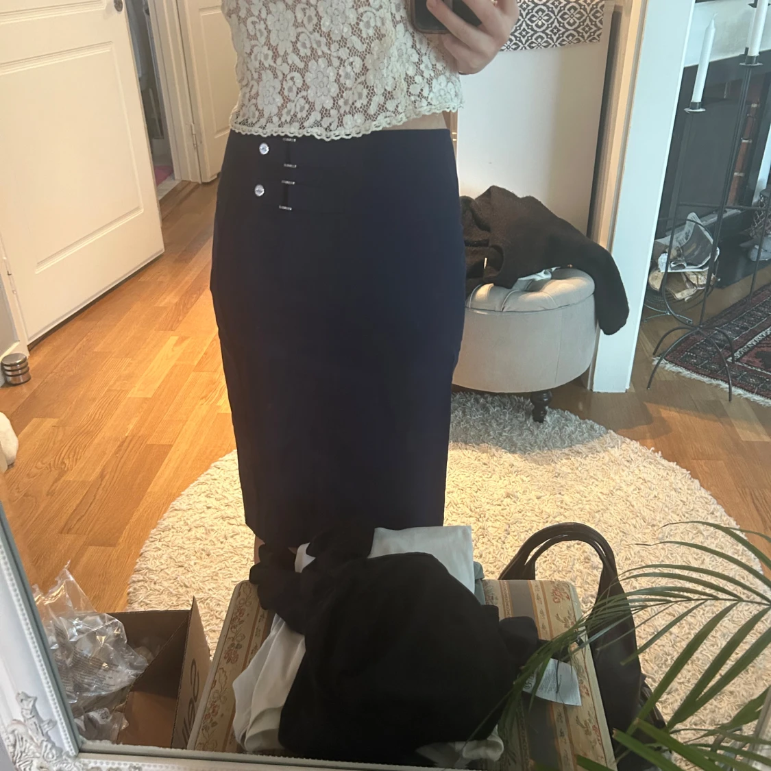 Mörkblå kjol Ralph Lauren - 1