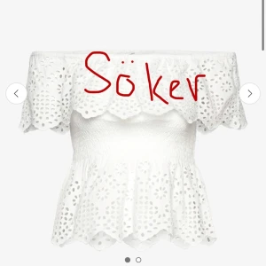 SÖKER - Söker denna topp från rosemunde! Xs helst