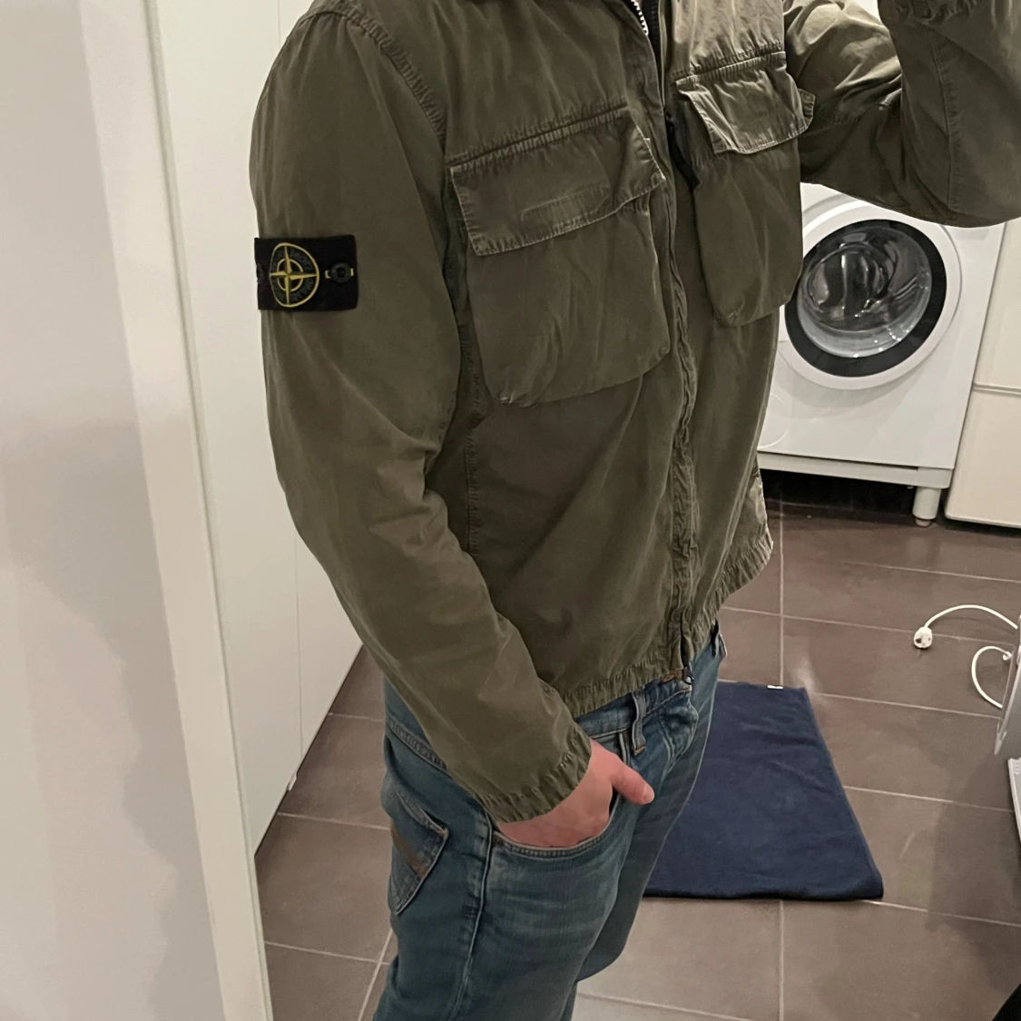 Grön overshirt från Stone Island - 2