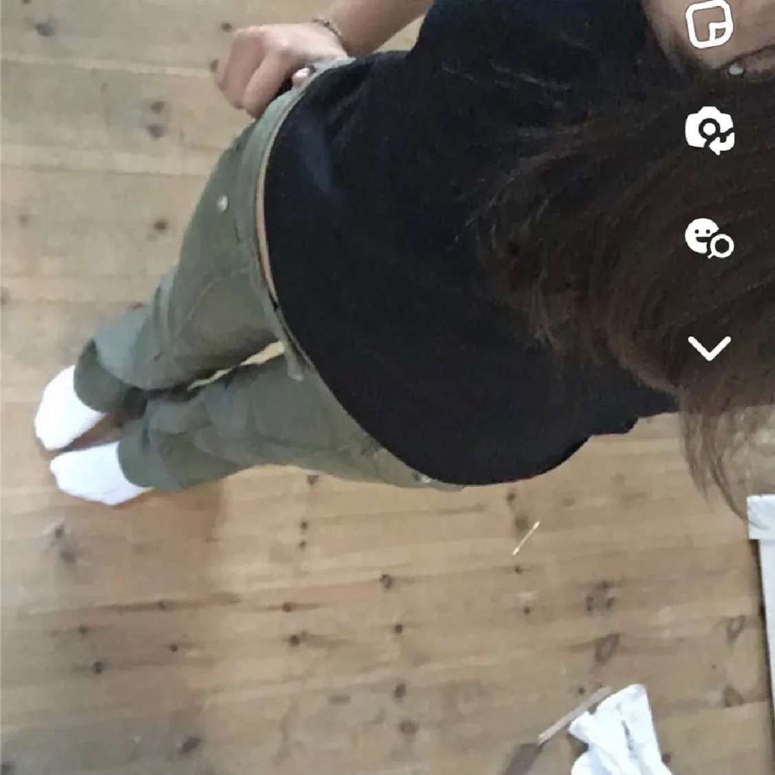 Gröna bootcutjeans - 1