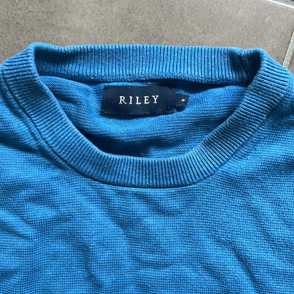 Blå sweatshirt - 90