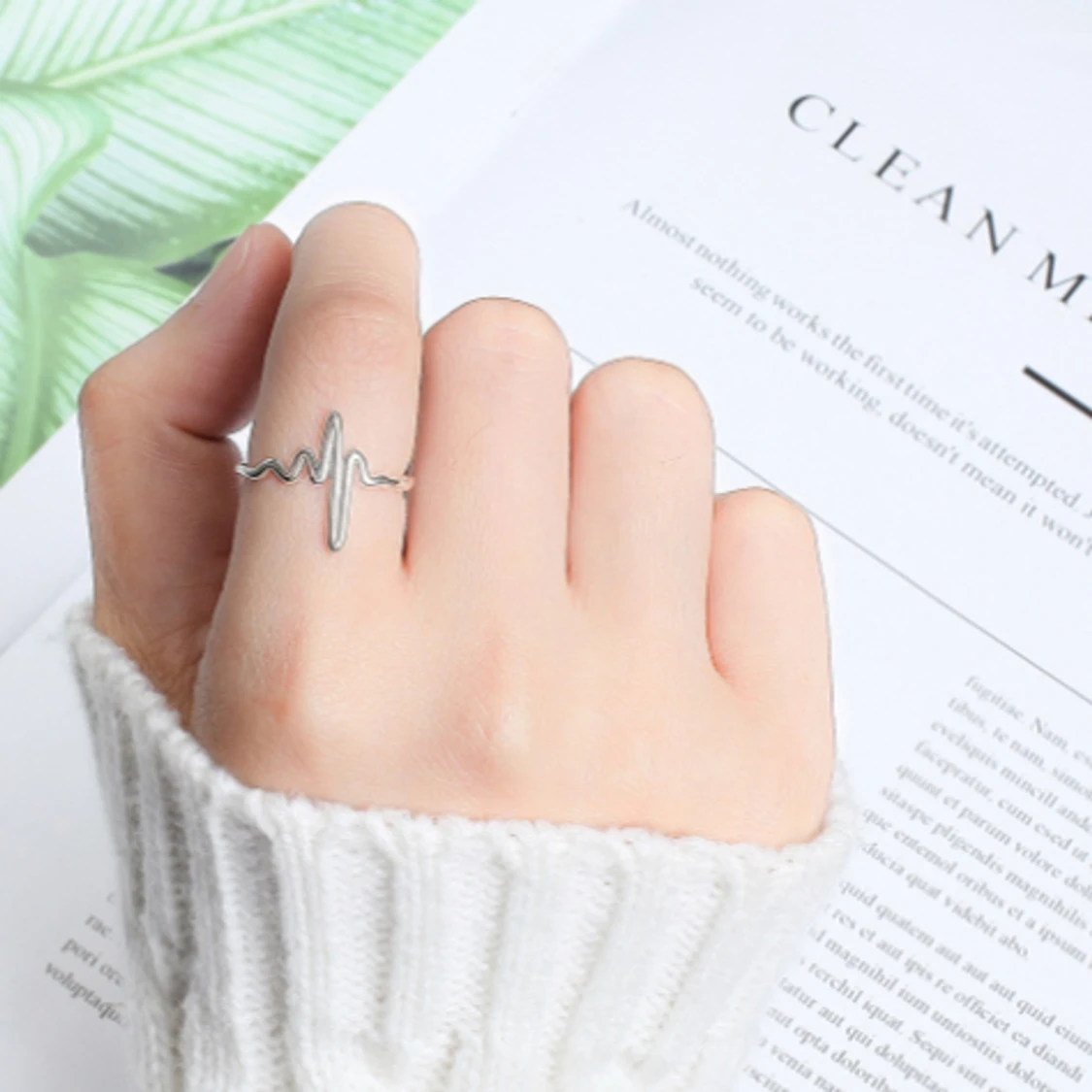 925 Silverpläterade Ring 