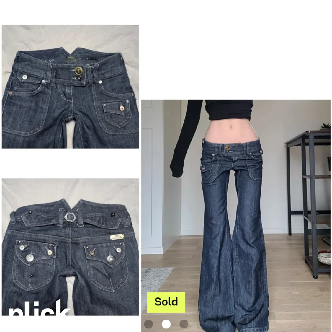 Lågmidjade jeans 