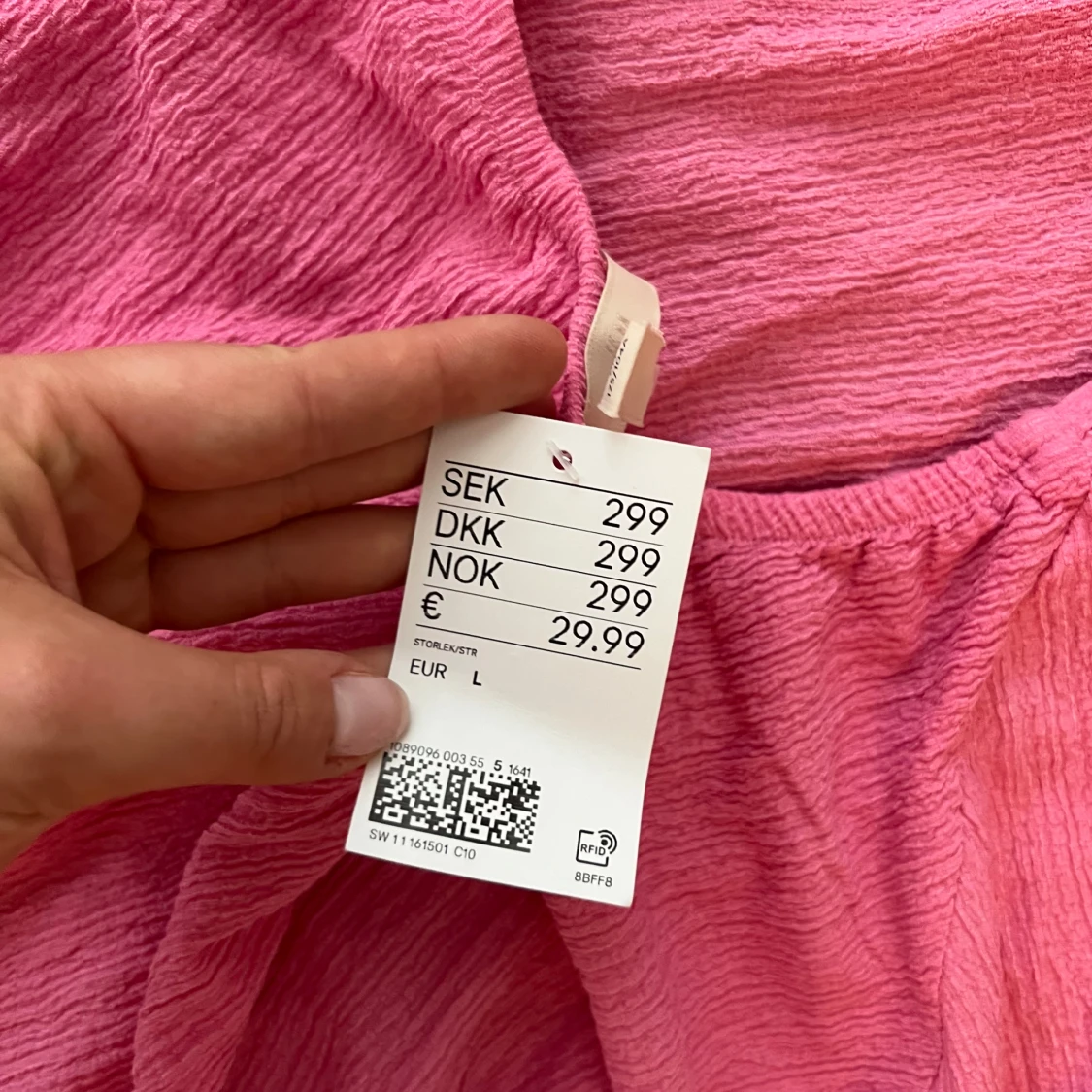 Rosa klänning H&M - 91