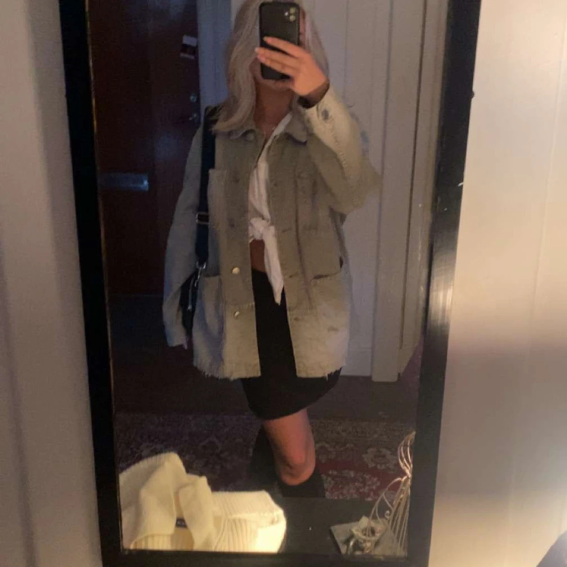 Grön jeans jacka ( zara ) - 90