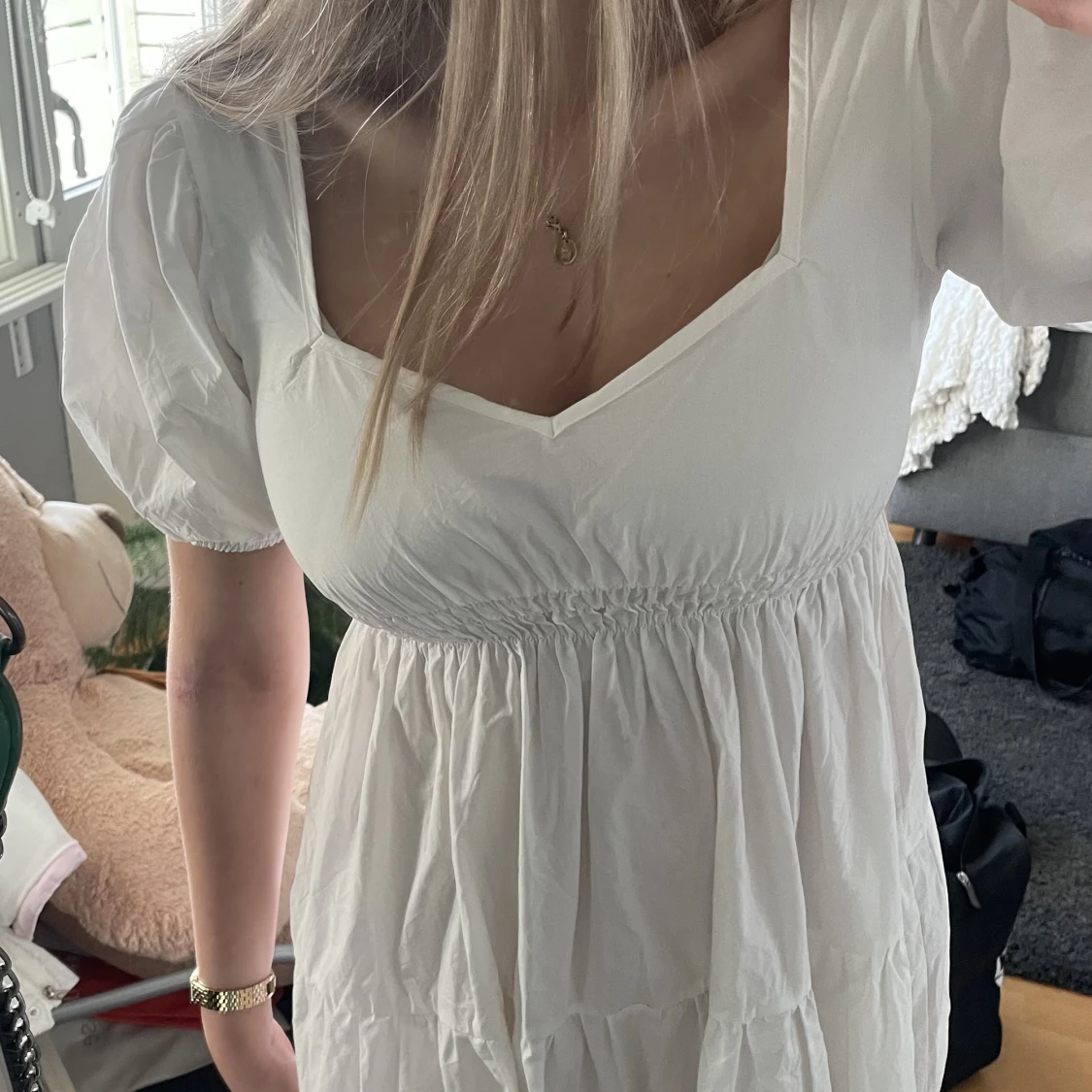 Vit klänning - 90