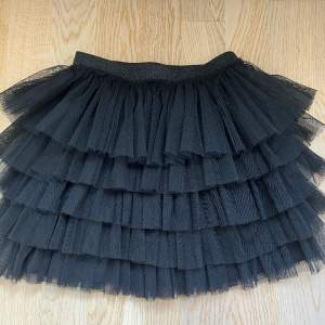 Denna jättesöta kjolen som är svart med glitter på. Den är 140 i barnstorlek och väldigt liten❤️❤️ Den kommer från zara kids❤️