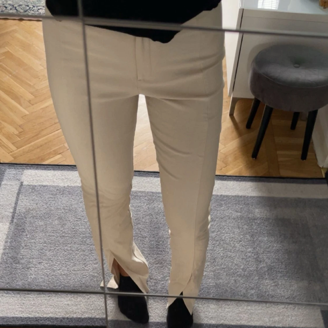 Kostymbyxor med slits 