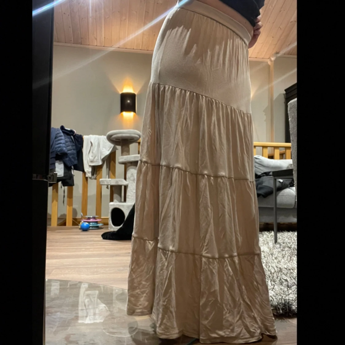 Beige långkjol  - 90