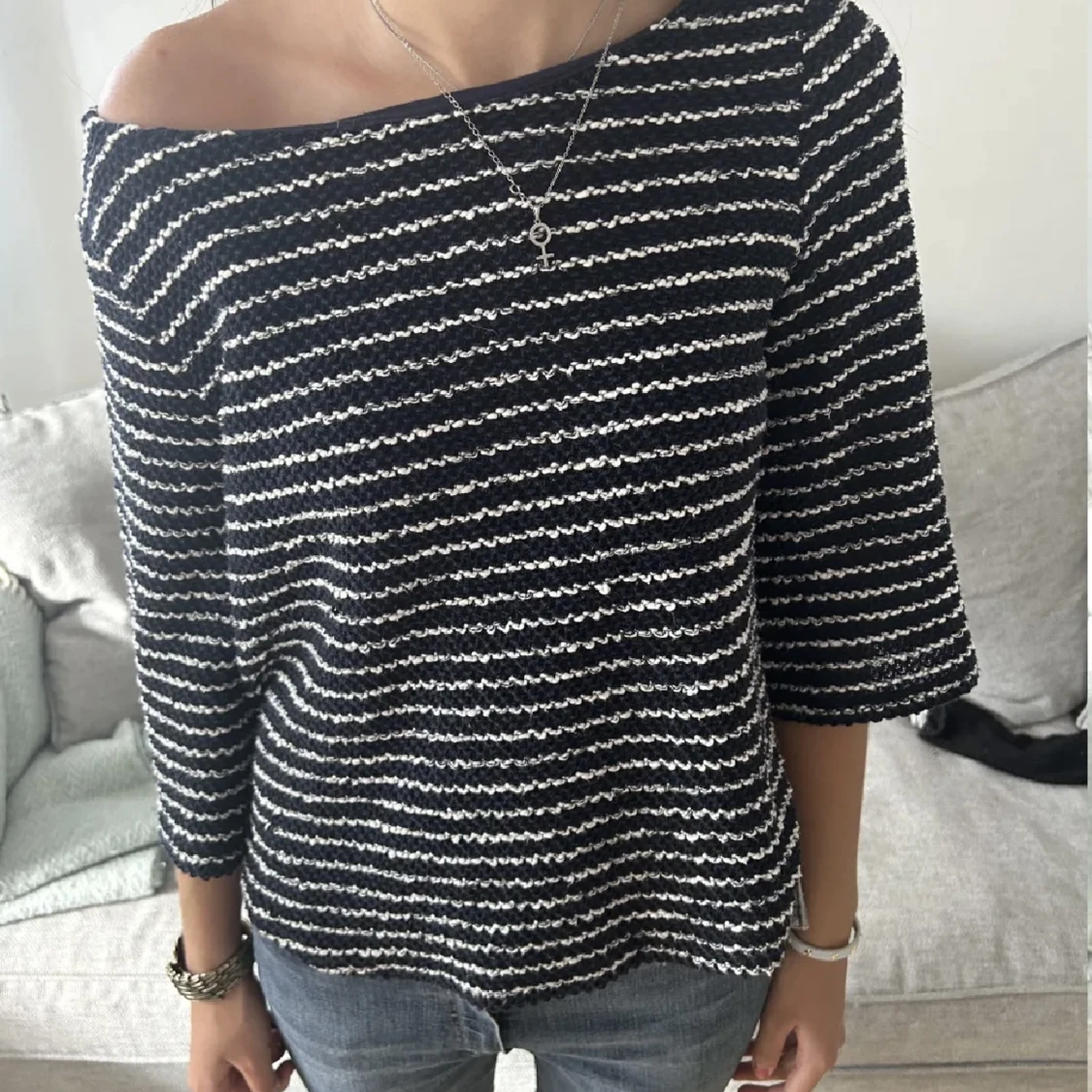 Trekvartsärm tröja